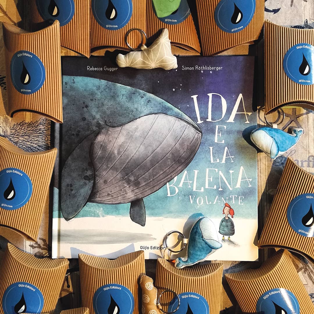 Libro e portachiavi Ida e la Balena volante